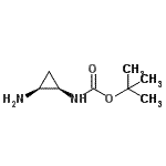 CAS#: 265988-00-9, 2-Methyl-2-Propanyl [(1R,2S)-2-Aminocyclopropyl]Carbamate