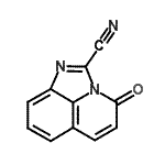 CAS 登录号：266336-56-5， 4-氧代-4H-咪唑并[4,5,1-Ij]喹啉-2-甲腈
