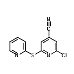 CAS#: 266337-47-7, 2-Chloro-6-(2-Pyridinylsulfanyl)Isonicotinonitrile