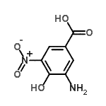CAS#: 267014-44-8, 3-Amino-4-Hydroxy-5-Nitrobenzoic Acid