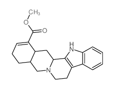 CAS 登录号：2671-50-3， 16,17-二去氢-育亨宾-16-羧酸甲酯
