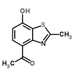 CAS#: 26749-61-1, 1-(7-Hydroxy-2-Methyl-1,3-Benzothiazol-4-Yl)Ethanone