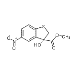 CAS#: 26759-52-4, Methyl 3-Hydroxy-5-Nitro-2,3-Dihydro-1-Benzothiophene-3-Carboxylate