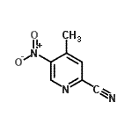 CAS#: 267875-30-9, 4-Methyl-5-Nitro-2-Pyridinecarbonitrile