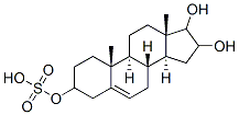 CAS 登录号：2681-63-2， 雄甾-5-烯-3b,16a,17b-三醇 3-(硫酸氢酯)
