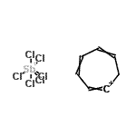 CAS#: 26810-97-9, 1,3,5-Cycloheptatrienylium Hexachloroantimonate(1-)