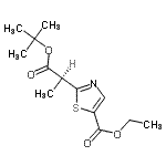 CAS#: 268553-45-3, Ethyl 2-[(1S)-2-Tert-Butoxy-1-Methyl-2-Oxo-Ethyl]Thiazole-5-Carboxylate