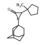 CAS#: 26905-18-0, 1-(Adamantan-1-Yl)-3-(1-Methylcyclopentyl)-2-Aziridinone