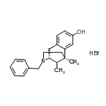 CAS#: 26918-40-1, (1R,9R)-10-Benzyl-1,13-Dimethyl-10-Azatricyclo[7.3.1.0<Sup>2,7</Sup>]Trideca-2,4,6-Trien-4-Ol Hydrobromide (1:1)