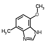 CAS#: 27077-80-1, 4-Methoxy-7-Methyl-1H-Benzimidazole