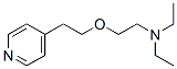 CAS 登录号：27078-46-2， N,N-二乙基-2-[2-(4-吡啶基)乙氧基]乙胺
