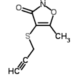 CAS#: 271787-03-2, 5-Methyl-4-(2-Propyn-1-Ylsulfanyl)-1,2-Oxazol-3(2H)-One