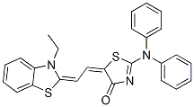 CAS#: 2718-78-7, (5Z)-2-(Di(Phenyl)Amino)-5-[(2E)-2-(3-Ethyl-1,3-Benzothiazol-2-Ylidene)Ethylidene]-1,3-Thiazol-4-One