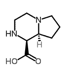 CAS 登录号：273223-57-7， (1S,8aS)-八氢吡咯并[1,2-a]吡嗪-1-羧酸