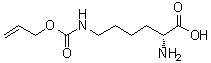 CAS 登录号：274260-42-3， (R)-6-(((烯丙氧基)羰基)氨基)-2-氨基己酸