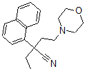 CAS 登录号：2746-76-1， 2-乙基-4-吗啉-4-基-2-萘-1-基丁腈