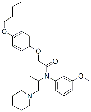 CAS#: 27468-58-2, 2-(4-Butoxyphenoxy)-N-(3-Methoxyphenyl)-N-(1-Methyl-2-Piperidinoethyl)Acetamide