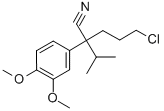 CAS#: 27487-83-8, 5-Chloro-2-(3,4-Dimethoxyphenyl)-2-Isopropylvaleronitrile