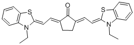 CAS#: 27714-24-5, 2,5-Bis[2-(3-Ethyl-2(3H)-Benzothiazolylidene)Ethylidene]-Cyclopentanone