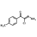 CAS 登录号：277298-59-6， (1Z)-2-(4-甲基苯基)-2-氧代乙烷亚肼基基氯化物
