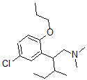 CAS 登录号：27778-84-3， 5-氯-N,N-二甲基-beta-(1-甲基丙基)-2-丙氧基苯乙胺