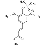 CAS#: 27798-72-7, Methyl (2E)-3-{3,5-Dimethoxy-4-[(Trimethylsilyl)Oxy]Phenyl}Acrylate