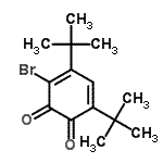 CAS#: 27807-90-5, 3-Bromo-4,6-Bis(2-Methyl-2-Propanyl)-1,2-Benzoquinone