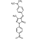 CAS 登录号：27808-02-2， (4E)-4-{[4-(二甲基氨基)苯基]亚氨基}-5-甲基-2-(4-硝基苯基)-2,4-二氢-3H-吡唑-3-酮