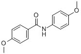 CAS 登录号：27865-44-7， N-(4-甲氧基苯基)-4-甲氧基苯甲酰胺