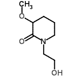 CAS 登录号：278794-14-2， 1-(2-羟基乙基)-3-甲氧基-2-哌啶酮