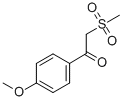 CAS 登录号：27918-36-1， 1-(4-甲氧基苯基)-2-(甲基磺酰基)-乙酮