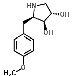 CAS#: 27958-06-1, (2R,3S,4S)-2-(4-Methoxybenzyl)-3,4-Pyrrolidinediol