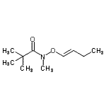 CAS 登录号：279671-14-6， N-[(1E)-1-丁烯-1-基氧基]-N,2,2-三甲基丙酰胺