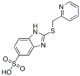 CAS 登录号：28020-71-5， 2-[(2-吡啶基甲基)硫代]-1H-苯并咪唑-5-磺酸