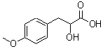 CAS 登录号：28030-15-1， 2-羟基-3-(4-甲氧基苯基)丙酸