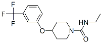CAS#: 28033-16-1, N-Ethyl-4-(3-Trifluoromethylphenoxy)-1-Piperidinecarboxamide