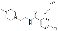 CAS 登录号：28046-04-0， 2-(烯丙氧基)-4-氯-N-[2-(4-甲基-1-哌嗪基)乙基]苯甲酰胺