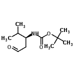 CAS#: 280758-01-2, 2-Methyl-2-Propanyl [(3S)-4-Methyl-1-Oxo-3-Pentanyl]Carbamate