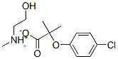 CAS 登录号：28100-39-2， (2-羟基乙基)二甲基铵 2-(4-氯苯氧基)-2-甲基丙酸盐