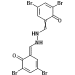 CAS#: 28120-50-5, 2,4-Dibromo-6-({2-[(E)-(3,5-Dibromo-6-Oxo-2,4-Cyclohexadien-1-Ylidene)Methyl]Hydrazino}Methylene)-2,4-Cyclohexadien-1-One