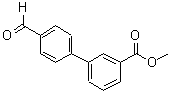 CAS 登录号：281234-49-9， 4'-甲酰基-联苯-3-羧酸甲酯