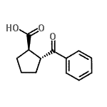 CAS 登录号：28151-83-9， (1R,2R)-2-苯甲酰基环戊二烯羧酸