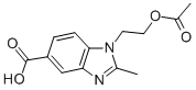 CAS#: 282091-90-1, 1-(2-Acetoxy-Ethyl)-2-Methyl-1 H-Benzoimidazole-5-Carboxylic Acid