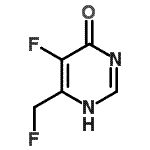 CAS 登录号：28246-13-1， 5-氟-6-(氟甲基)-4(1H)-嘧啶酮
