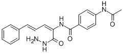 CAS#: 28272-08-4, 2-(4-Acetamidobenzamido)-5-Phenyl-2,4-Pentadienoic Acid Hydrazide