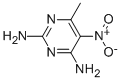 CAS 登录号：2829-59-6， 6-甲基-5-硝基-2,4-嘧啶二胺