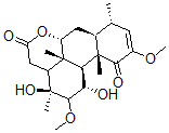 CAS 登录号：28387-43-1， 苦木内酯 F