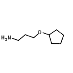 CAS 登录号：2839-90-9， 3-(环戊基氧基)-1-丙胺