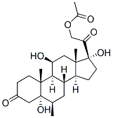 CAS#: 28439-53-4, 5-alpha,11-beta,17-alpha,21-Tetrahydroxy-6-beta-Methylpregnane-3,20-Dione 21-Acetate