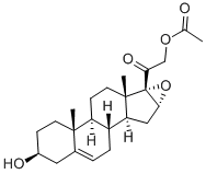 CAS 登录号：28444-97-5， 16,17-环氧-21-乙酰氧基孕烯醇酮